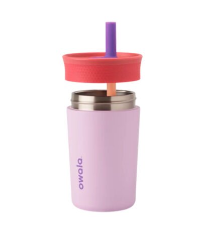 KIDS' TUMBLER - 12OZ WATER BOTTLE OWALA - LILA ROCKET